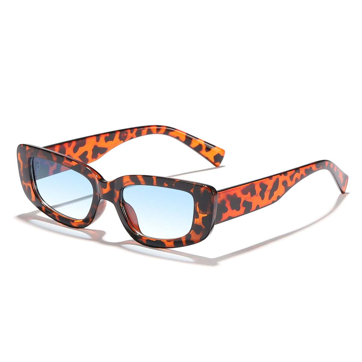 Damen modische Cat-Eye Sonnenbrille mit breitem Kunststoffrahmen und UV-Schutz Karnz