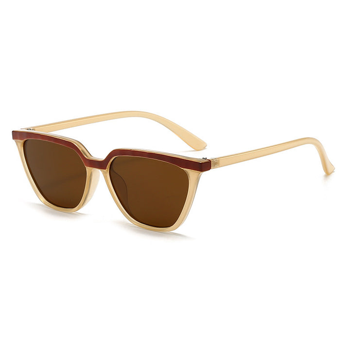 Damen Modische Katzenaugen-Sonnenbrille mit auffälligem Design Karnz