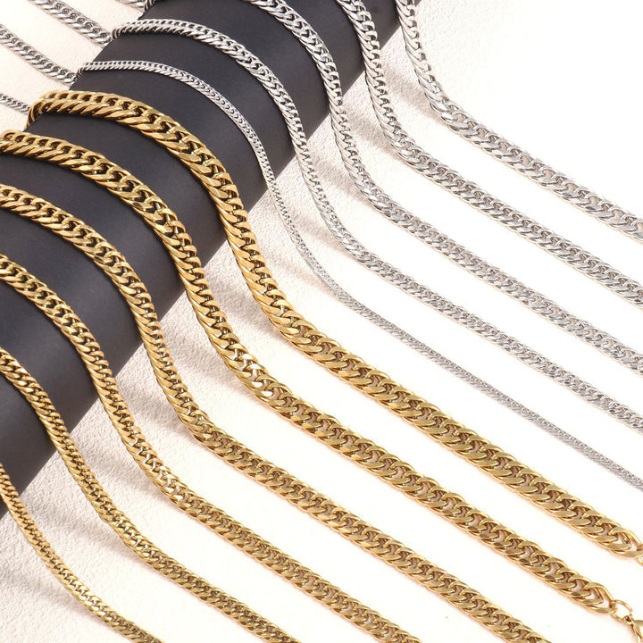 Stylische Chunky Geflochtene Kettenarmband Karnz