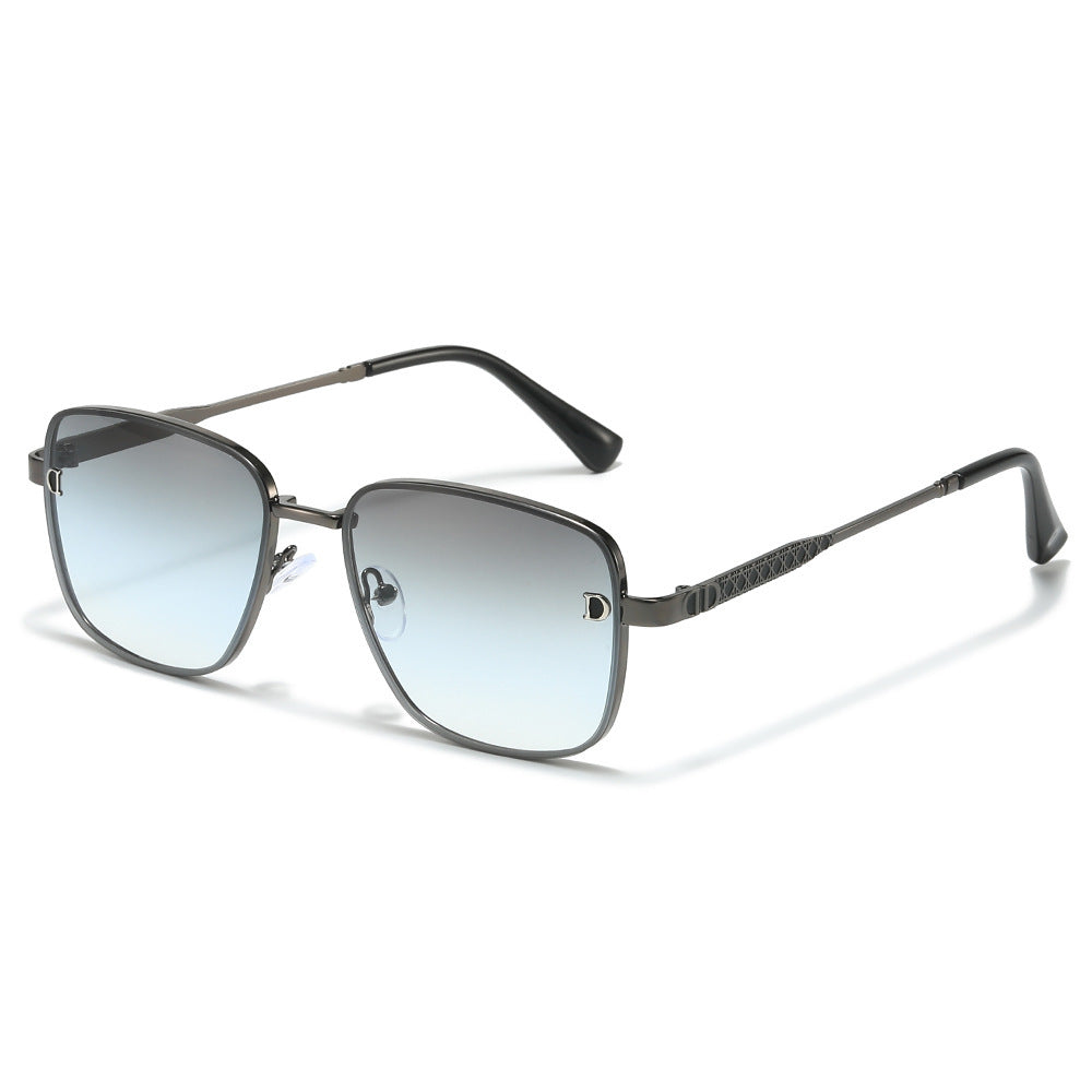 Vintage-inspirierte quadratische Rahmenbrille Karnz