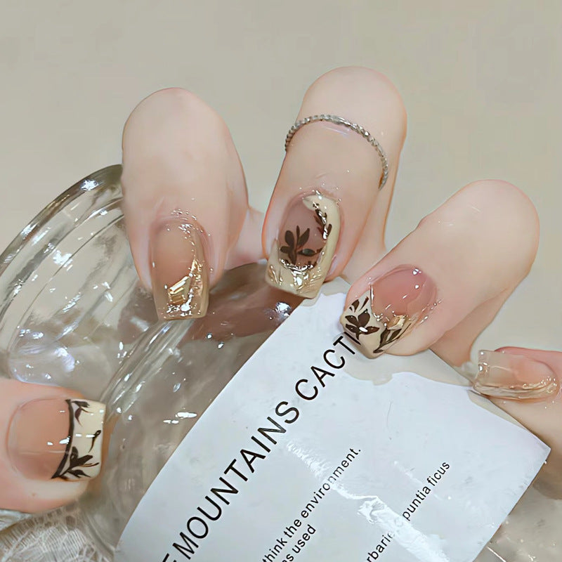Botanische Kunst Press-On Nagelkollektion