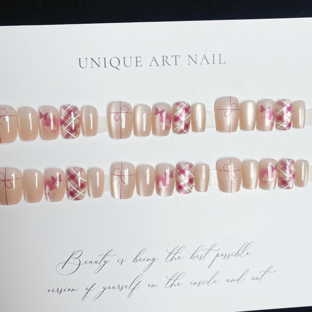 Künstlerisches Press-On Nagelkunst Set 1790745509