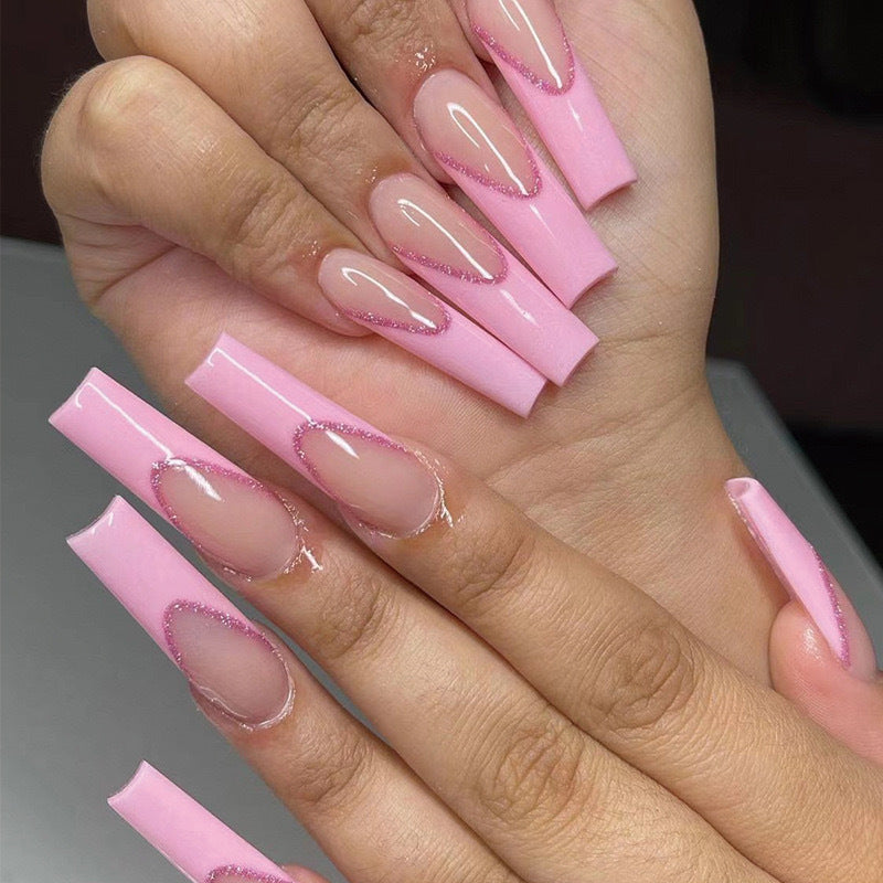 Premium Glänzende Stiletto Nagelverlängerungen