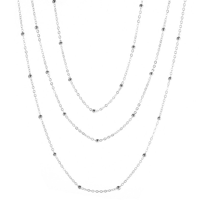 Elegante Schicht Perlenkette Karnz