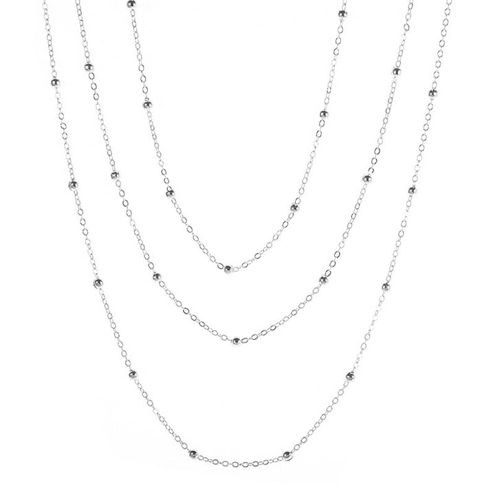 Elegante Schicht Perlenkette Karnz