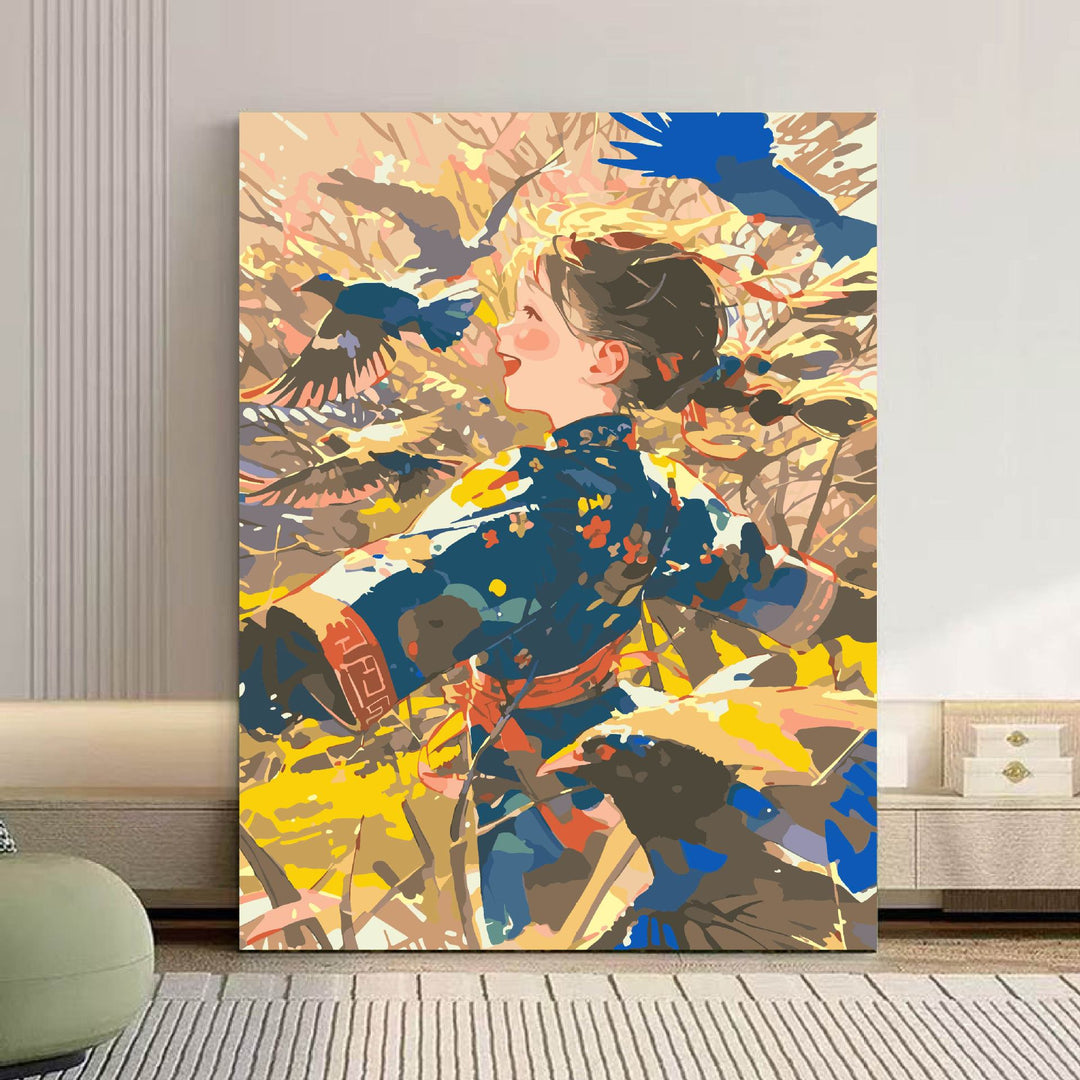 Illustrierte Fantasy Wandkunst Karnz