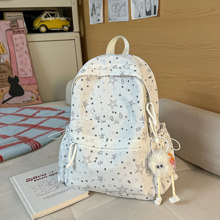 Trendiger Sternmuster-Rucksack Karnz