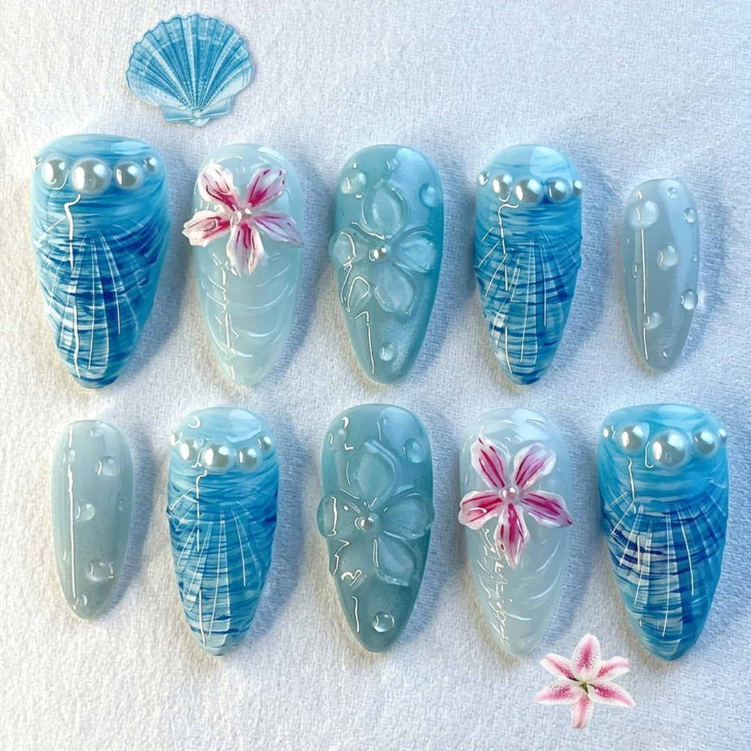 Dekoratives Gel-Nagelkunst Set