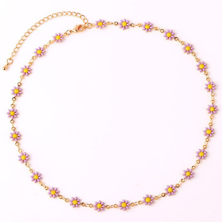 Floral Daisy Chain Halskette Karnz