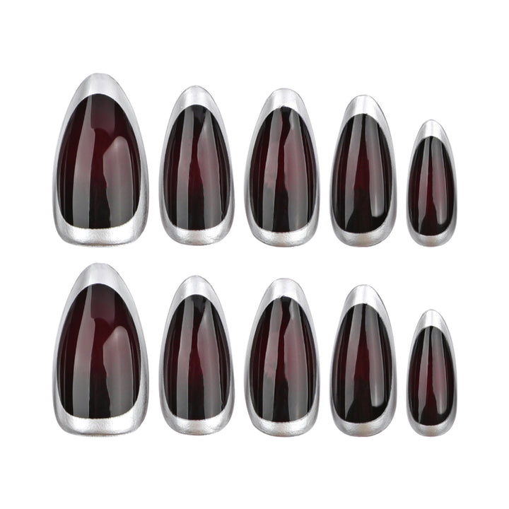Stylische Stiletto-Nägel mit elegantem Glanz Karnz