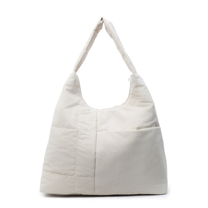 Gemütliche gesteppten Schultertasche Karnz