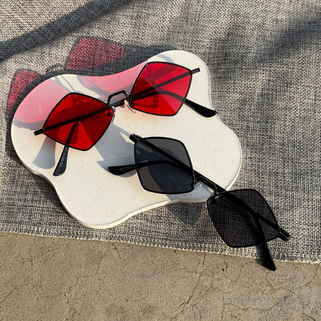 Geometric Frame Sunglasses Karnz