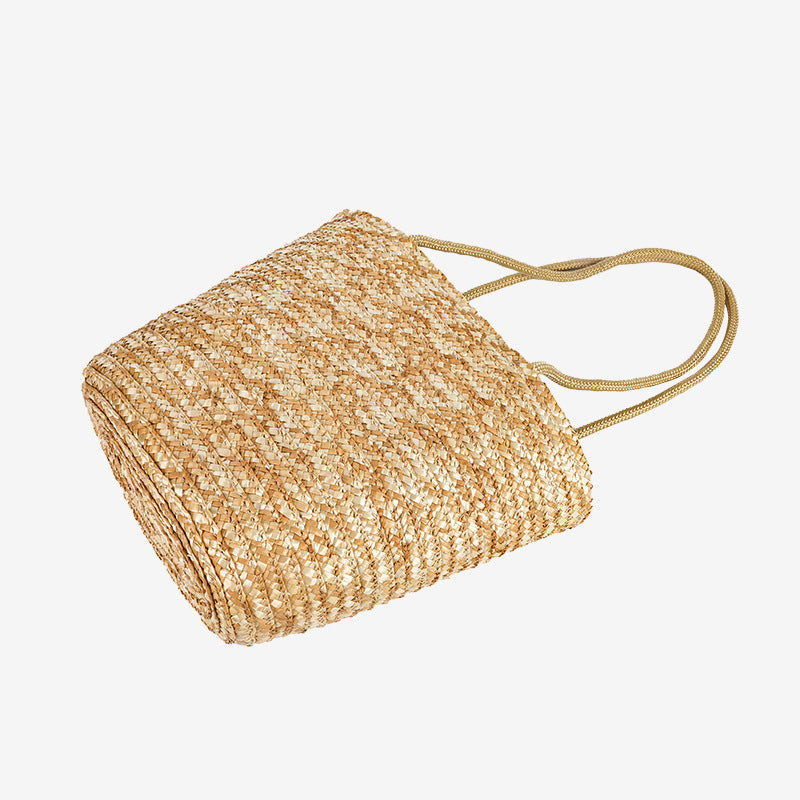 Damen Geflochtene Basttasche Karnz