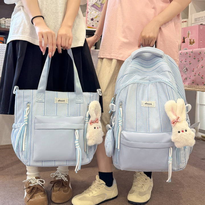 Multifunktionaler gestreifter Rucksack Karnz