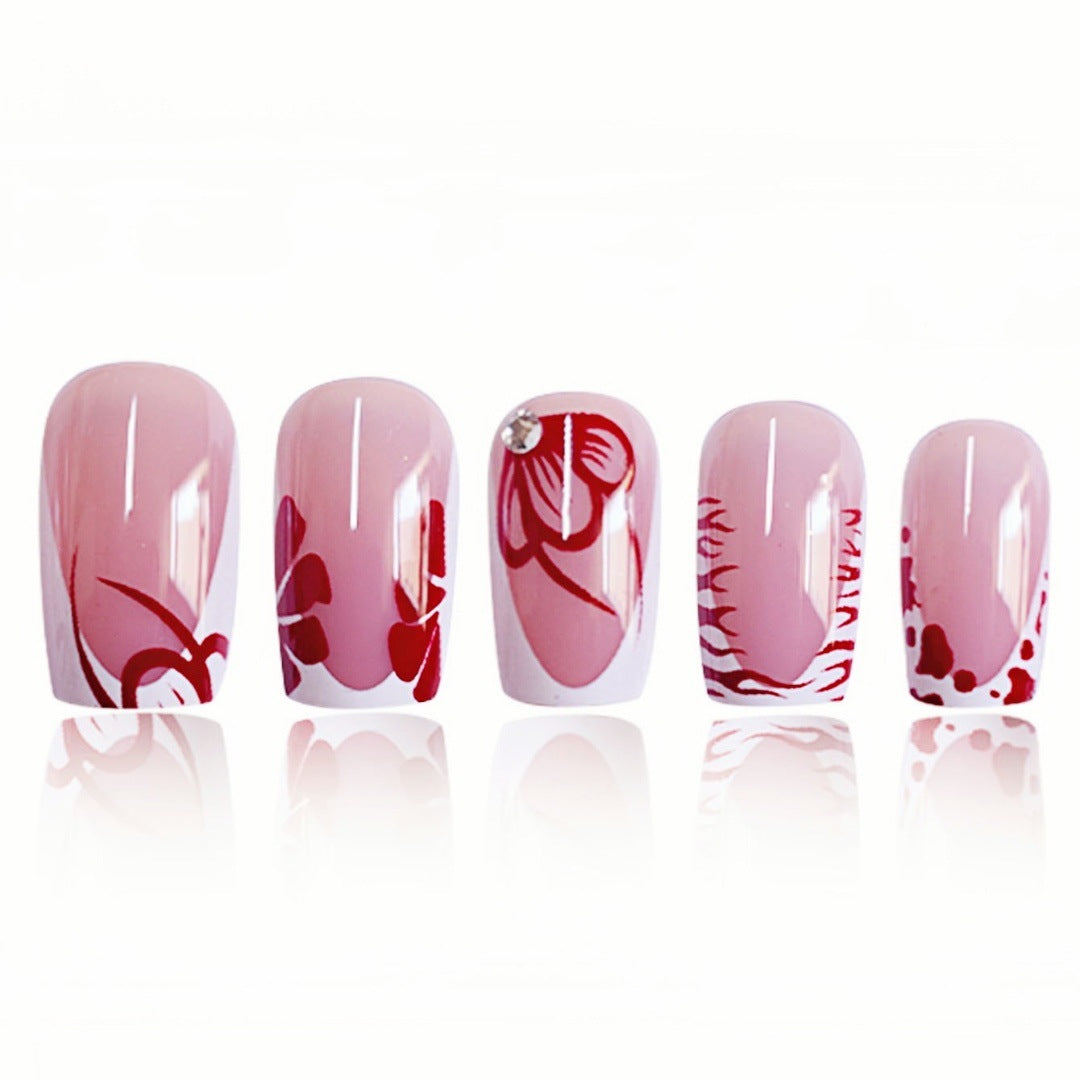 Künstlerische Acryl-Nagelvergrößerungen Karnz