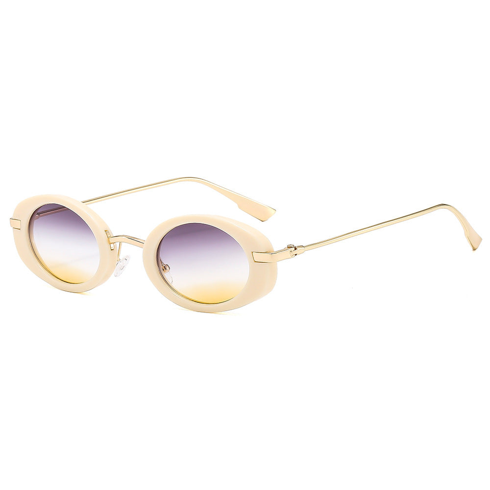 Damen modische Sonnenbrille im avantgardistischen Design Karnz