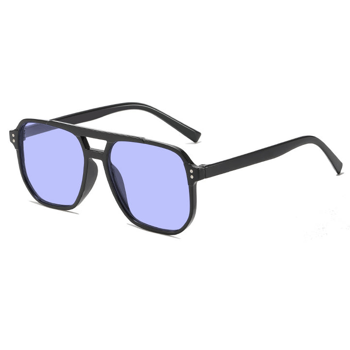 Stylische Breite-Rahmen-Sonnenbrille Karnz