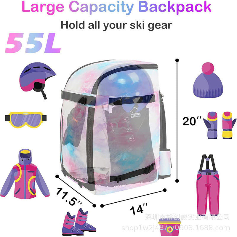 Stylischer Aquarellmuster-Rucksack Karnz