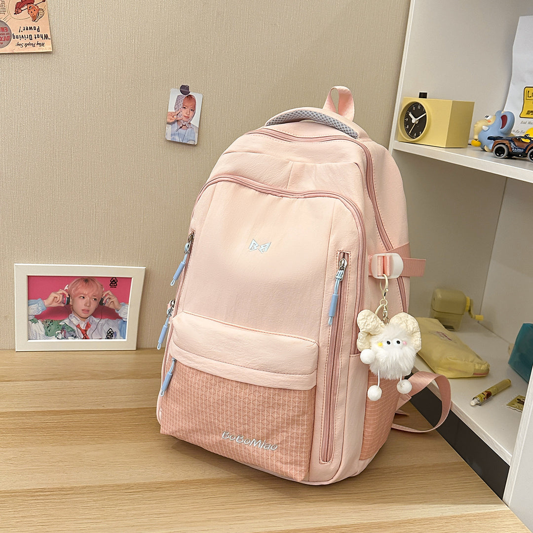 Stylischer Mehrfachfächer-Laptop-Rucksack Karnz