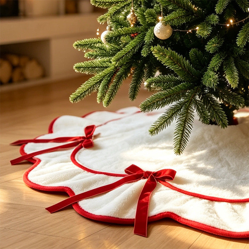 Gemütlicher Plüsch-Weihnachtsbaumrock