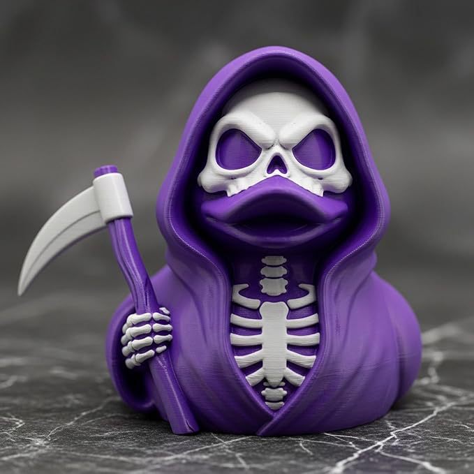 Kreative Sensenmann-Ente Figur Karnz