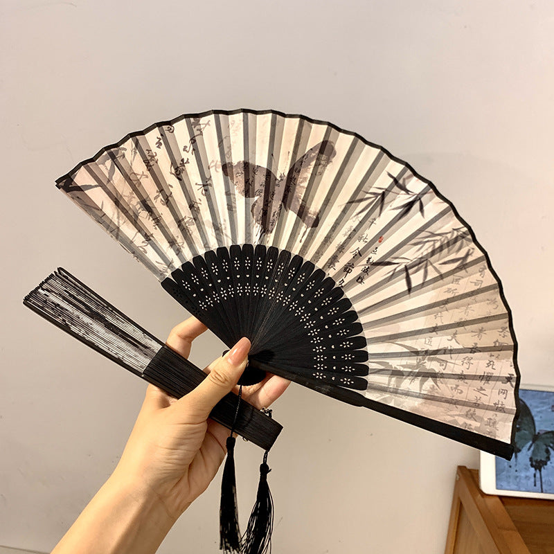 Handgefächer mit Elegantem Schmetterlingsdesign Karnz