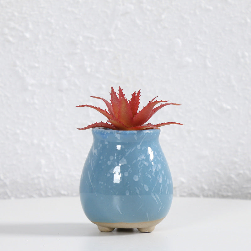 Zeitgenössische Kurvenkeramische Vase Karnz