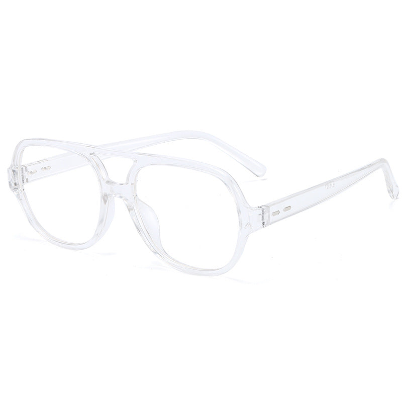 Damen quadratische Brille mit klarem Rahmen und modischem Design Karnz