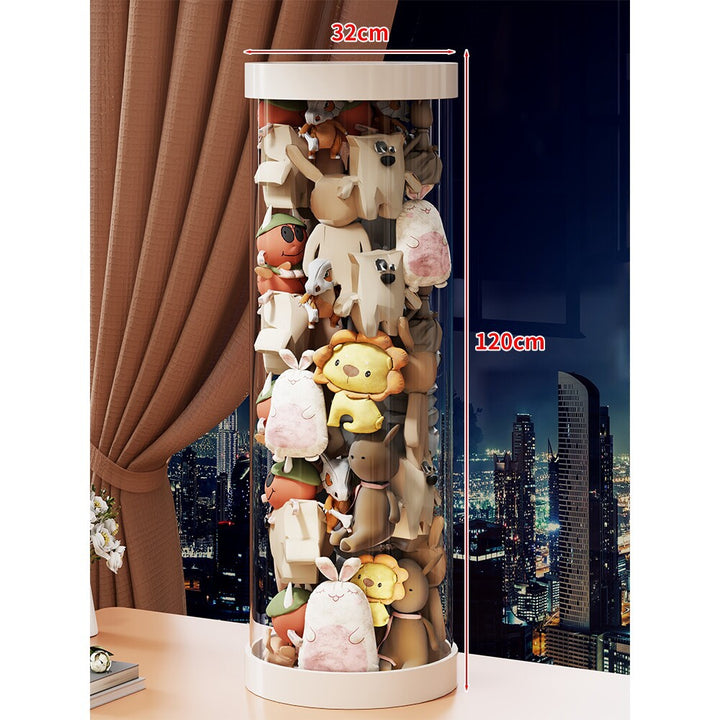 Hohe klare Acryl-Plüschspielzeug-Display-Turm-Organizer