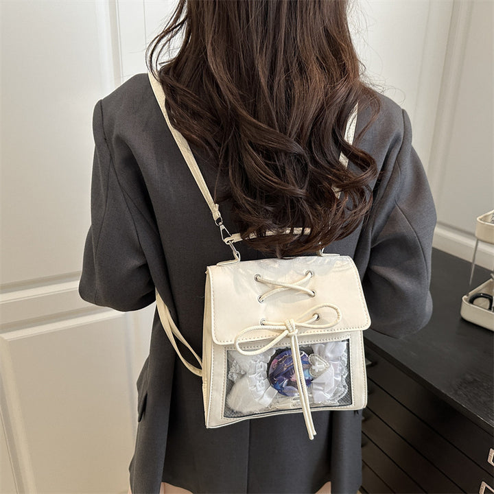 Chic Strukturierter Rucksack Karnz