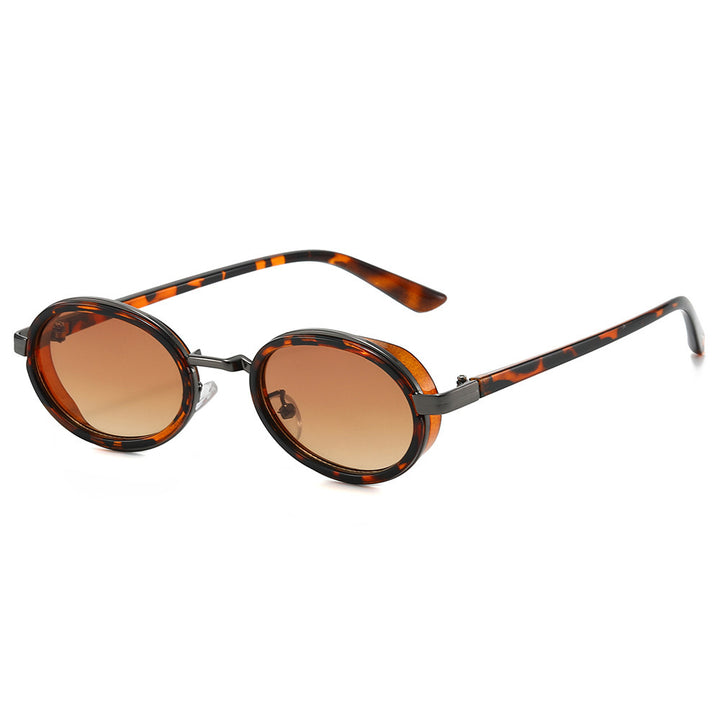 Vintage-inspirierte elegante ovale Sonnenbrillen Karnz