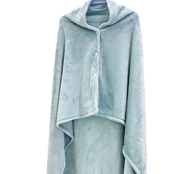 Gemütliche Fleece-Kapuzen-Decke