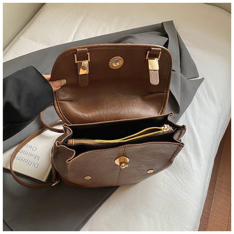 Vintage-inspirierter Leder-Rucksack Karnz