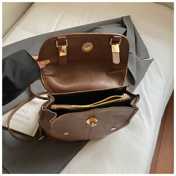 Vintage-inspirierter Leder-Rucksack Karnz