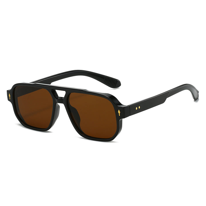 Oversized geometrische Sonnenbrille mit verbesserter UV-Schutz Karnz
