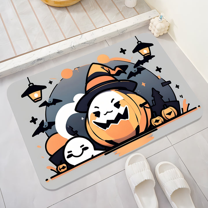 Halloween-Themen Katzendekorative Matte Karnz