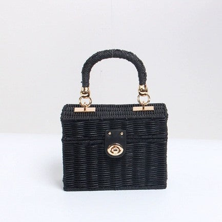 Damen Handtasche im strukturierten Korbdesign Karnz