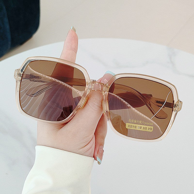 Oversized Geometrische Sonnenbrille