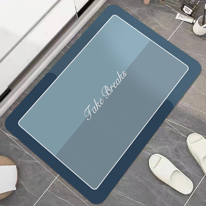 Dekorativer Badteppich für Badezimmer zuhause