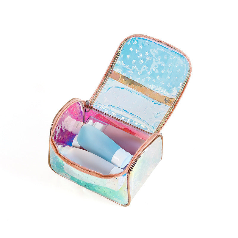 Stylische transparente Kosmetiktasche