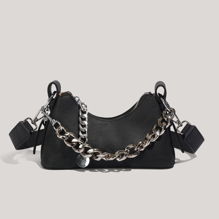 Stylische Ketten-Detail-Handtasche Karnz