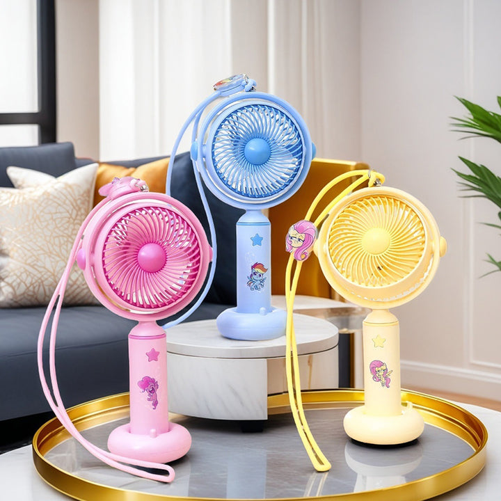 Unisex Tragbarer Handventilator mit flexiblem Hals Karnz