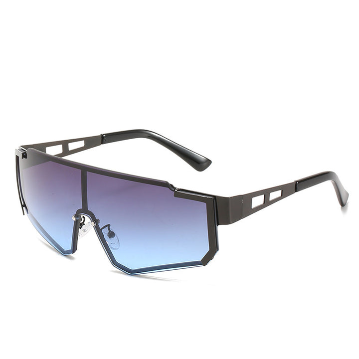 Damen futuristische Oversized Sonnenbrille Karnz