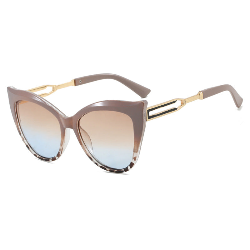 Damen cat-eye Brille mit elegantem Metallrahmen Karnz