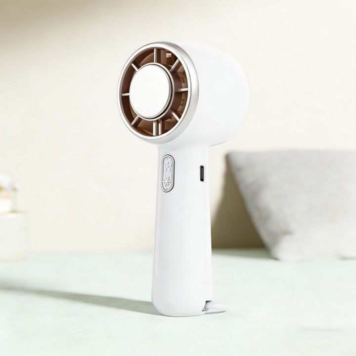 Damen Tragbarer Handventilator mit digitaler Geschwindigkeitsanzeige Karnz