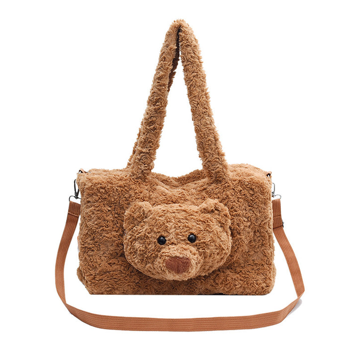 Plüsch-Handtasche mit Bärenmotiv Karnz
