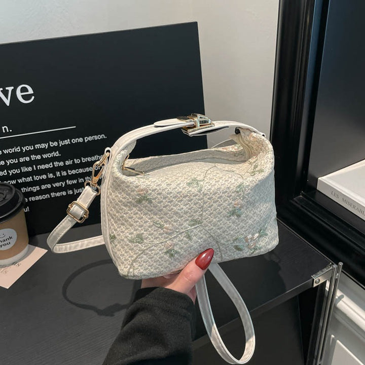 Bestickte Blumen Mini-Handtasche Karnz