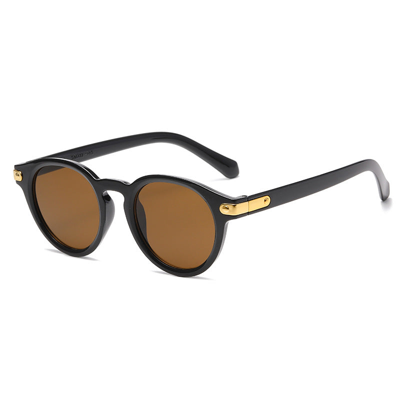 Damen modische Sonnenbrille mit transparentem Rahmen und robusten Gläsern Karnz