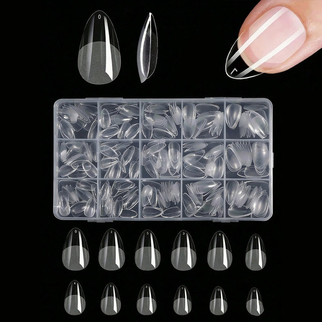 Premium Clear Press-On Nail Tips Karnz