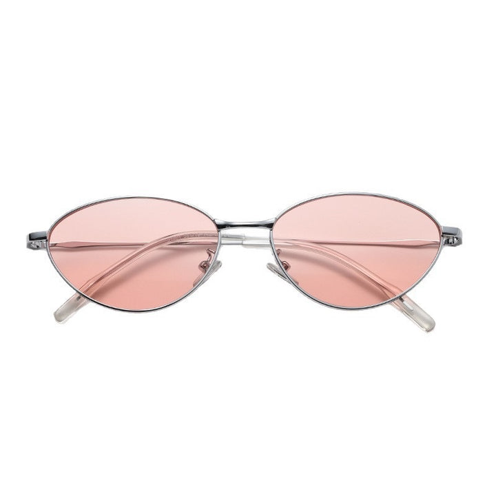 Modische Rechteckige Brille mit Feinem Metallrahmen Karnz